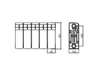 �������� ��������������� RIFAR BASE 200 (261�480�100) 6 ������, 600 ��, ������� �����������, �����