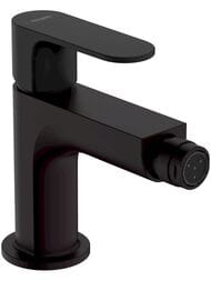 Смеситель для биде Hansgrohe Rebris S 72212670 однозахватный, металл.сливной набор, матовый черный — миниатюра 1
