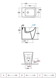 ���� ���������� Globo Stone (520�360�430) �� ������� ����������, ����� ST010BI
