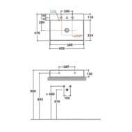 �������� Globo T-EDGE (600�470�120) ���������/���������, � ����������, ����� B6R65BI