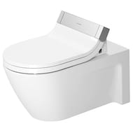 Унитаз подвесной DURAVIT STARCK 2 375х620х335 для сиденья с душем SW, с креплением 2533590000