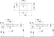 ���������� ������������� DURAVIT P3 Comforts 850�495 ����.WG, ��������� ��� ��������� 23338500001