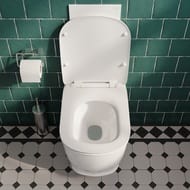 Унитаз подвесной IDDIS Oxford (520х360х400) безободковый, с тонким сиденьем, белый OXFRDSEi25
