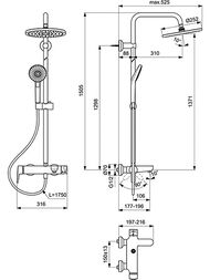 Ideal Standard IDEALRAIN ECO EVO   B2267AA   /,    