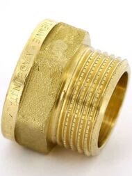 Переходник Tiemme 3/4"Вх1/2"Н латунь, 1500043(1551G000405) — изображение 4