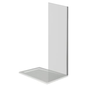 Стенка душевая GOOD DOOR BAS ALTAIR SP-100-C-CH (100х195) профиль хром/стекло прозрачное