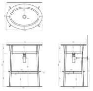  Cielo CATINO OVALE (700500180)  .    Polvere CALAO PL
