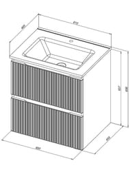 ����� ��� �������� Aquanet ����� 60 (600�455�637) ���������, 2 �����, ����: ������� 335427