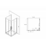  ABBER Schwarzer Diamant AG02080BH-S80B (800800x1950)  -., . 6 /