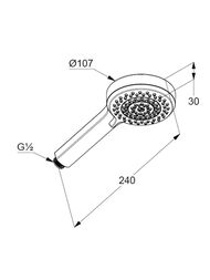   KLUDI sDIVE 3 ,    ,  6883005-00