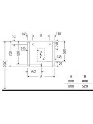 ������� Duravit Ketho.2 700�800�33 � ���������� K27072000000000