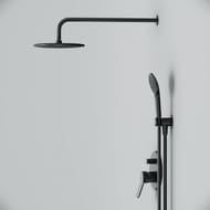 Душевая система AM.PM X-Joy FB85A1RH22 встраиваемый смеситель, верхний/ручной душ, черный матовый