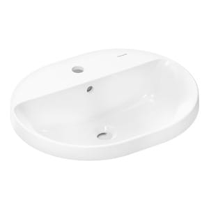 Раковина Hansgrohe Xuniva U 550х400х130 встраиваемая, с отверстием под смеситель, белая 60161450