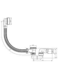 ����-������� ��� ����� PLASTBRNO METAL �����������, 40/50, L=61��, ����, EVS0150