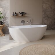 Ванна акриловая BelBagno BB701-1600-730-K (1600х730х580) отдельностоящая, белый