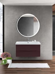 ����� ��� �������� BelBagno MARINO-CER-1000-2C-SO-BRDL-P (964x440x500) ���������, 2 ��.,Bordo Lucido