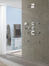 Смеситель Axor Citterio M 34625000 для душа однозахватный, настенный, внешняя часть, хром — изображение 2