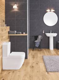 Чаша унитаза-компакт Grohe Euro Ceramic 39338000  (368х390х670) безободковая, универсальный выпуск