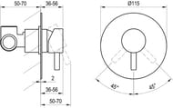 ��������� ��� ���� Ravak Espirit X070322 ������������, �������������, ������