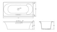Ванна чугунная Jacob Delafon Volute 170х80 E6D901-0 встраиваемая, антискольз. покрытие, белая