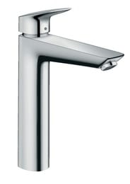 Смеситель Hansgrohe Logis 71091 для умывальника, высокий фиксированный излив, без донного клапана