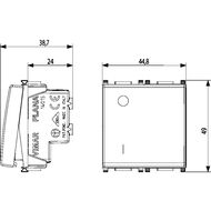 ����������� Vimar PLANA 2P 16� - 2 ������ 14015.2