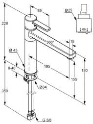 ��������� KLUDI ZENTA ��� �����, ���������� ����� 360� (����) 389730575