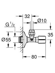 ������� ������� Grohe 22039000 c �������� ������, ����