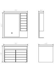 �������-���� COMFORTY �����-75 (750�800�160) ���������, � ����������,������ ��������/��� 00-00014147