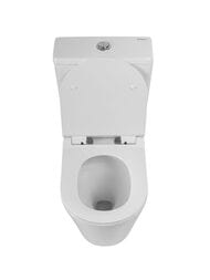Унитаз-компакт BelBagno Flay-R 625х360х845 безободковый, горизонтальный выпуск BB2149CP-TOR+BB2149T