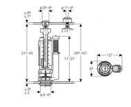 ������� �������� Geberit Impuls Typ290 ������� ���� 282.303.21.2