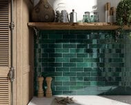 Плитка настенная EQUIPE ARTISAN Moss Green (65х200) зеленая 24471 (кв.м.) 0,5м2/упак