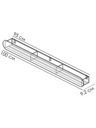 ����� FLOW Round Mono 1000�92�90 ���������, 3 ������, ����� Fl-ro-m100-�