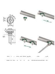 Монтажный болт Walraven BIS RapidRail Hammerfix M8x80мм.,  6523808 — изображение 2