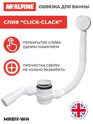    McAlpine "Click-Clack"   ,  MRB11-WH