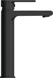 Смеситель для раковины Cersanit BRASKO BLACK 63111 высокий, донный клапан клик-клак, черный