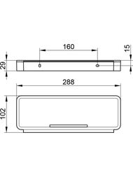 ����� Keuco Plan 288�102 ��� ����, ���������, �� ���� ������, ����/������-����� 14959010038