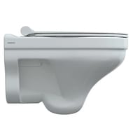 Унитаз подвесной Berges ALBIT S 520х360х335 безободковый, сиденье Top Slim SO микролифт белый 082147