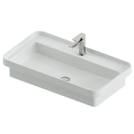 Раковина ArtCeram Fuori Scala 800х450 врезная/накладная, белая матовая TFL035 05;00