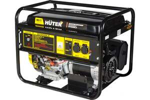 Бензиновый генератор Huter DY6500LХ 5000Вт, электростартер,синхронный, возд./принудит. охлаж