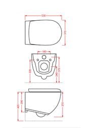 Унитаз подвесной ArtCeram File 2.0 360х520 безободковый, цвет: оливковый серый FLV004 15 00