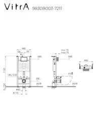 ��������:����������� Vitra+������ Sento Rim-E�+������� � �����������,��� ������� ����� 9830B003-7211