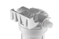 Корпус ГЕЙЗЕР SL10 1/2" для холодной воды, белый пластик, пластиковые ниппели, арт. 50502