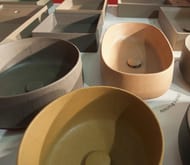 Раковина накладная ArtCeram Cognac 350х350х160 круглая, без перелива, белая COL004 01 34
