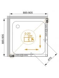 ������� ������ CEZARES MOMENTO (885-905�885-905�1950) A-2-90-C-Cr ������ �����/����