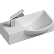 Раковина подвесная Ceramicanova Element 400х220х120 прямоугольная, перелив, белый CN6039R