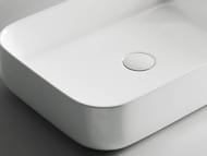 Раковина накладная Ceramicanova Element 600х420х140 прямоугольная, без перелива, белая CN5004