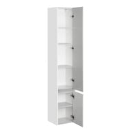 %Шкаф-колонна подвесная AQUATON Стоун 1A228403SX01R 300x270x1608 правый, 2 дверцы, белый глянец