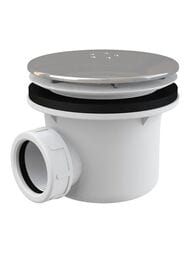 Сифон для душевого поддона Alcaplast A49K пластик/металл глянцевый LUX, вых. 40мм