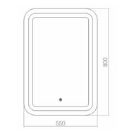 ������� Silver Mirrors ������-3 (550�800) LED-���������, ������, ������, ��������, ���� ��-00001216